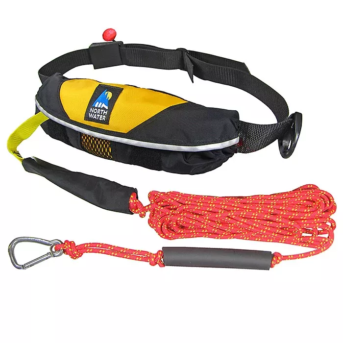 North Water Dynamic Tow Line - 35' Black/Yellow